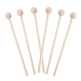 EisEyen 6 Stück Percussion Sticks zum Energy Chime, Xylophone, Wood Block, Glockenspiel and B