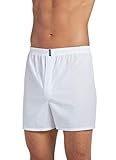 Jockey Herren Unterwäsche Classics Full Cut Boxer - 3er Pack - Weiß - S (Taille 28/30')