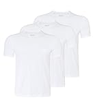 Hugo Boss Herren T-Shirts Business Shirts Crew Neck 50325388 3er Pack, Farbe:Weiß, Größe:2XL, Artikel:-100 W