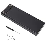 Shanrya DIY Power Bank Kit, Dual USB Mobile Stromversorgung LCD Display 10x18650 Akku Aufbewahrungsbox Einfach zu bedienen für Handy(Schwarz)