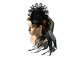 Teardrop Fascinator Schleier Tropfen Hut Huetchen Headpiece Maskenball Gothic B