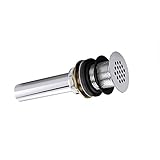 Sogood Ablaufgarnitur PU015 Chrom Ablauf Ventil für alle DIN-Waschbeck