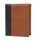 Fossil Ward Trifold Black