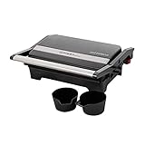 TZS First Austria Tischgriller, Elektrogrill für den Tischgebrauch, 700W / 1200W, Grillplatte für Fleisch & Gemüse, Kontaktgrill mit Antihaftbeschichtung