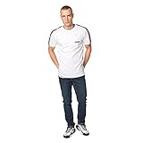 Pusher Apparel Herren Pusher Hustle S Logo Tee T-Shirt, White, S