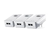 devolo Magic 2 WiFi 6 Mesh Multiroom Kit, CPL Steckdose WiFi -bis 2.400 Mbit/s, WiFi Mesh, CPL-Gehäuse, 4 x Gigabit Ethernet, Access Point WLAN, Weiß (französische Steckdosen)