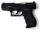 Brigamo Spielzeug Pistole Polizei Spielzeug Waffe P99, Kinder Pistole für Polizei Kostü