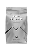 CAFFÈ DI MONTE® Espresso Extra Bar (1kg) Ganze Espressobohnen - Ideal Für Siebträger & Kaffeevollautomaten - Dunkle Röstung Nach Italienischer Art, Schokoladig & Nussig, S