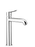 Hansgrohe Mischbatterie und Ablaufventil, Mischbatterie: Messing, silber, Larg