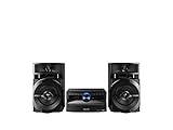 Panasonic SC-UX104EG-K CD-Micro-Musik (Bluetooth, Tuner (DAB+/FM), USB, AUX-IN, DJ Jukebox, 300 Watt RMS) schw