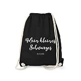 Fashionalarm Turnbeutel - Amazon - Titel | Fun Rucksack mit Spruch als Geschenk-Idee (Keywords), Schwarz One S
