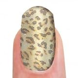 Nagelfolien Set mit Maniküre Zubehör Nailart Nagelfolie Design Leop