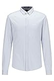 BOSS Herren BIADO_R Hemd mit Button-Down-Kragen, Open Blue481, L