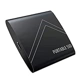 WOSSLLf Portable SSD Mobile Solid State Drive, Externe Festplatte USB 3.0, gelten auf Computer-Desktop-Workstation PC-Laptop-Speicher-Erweiterung,Schwarz,4TB