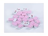 MOCKS 22mm/24mm Hot Mini Mahjong Set Tragbare Mah Jongg Reisetasche Tischset Mah-Jong Indoor Entertainment Brettspiel S