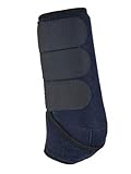 APPALERO Horse Boots V3, Gamaschen, Paar oder 4er Set, Größe Cob, Navy (2 Stück, Navy)