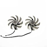 Jinyouqin 85mm GA91S2U 4Pin RTX2080 Kühlerlüfter Ersetzen für Palit für GeForce RTX 2080 Dual GamingPro OC Graphics Card Fan (Blade Color : 2PCS)