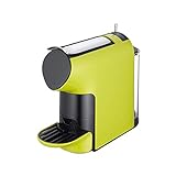LYKYL Intelligente automatische Kapselkaffeemaschine Espressokaffee Elektrische Kaffeekanne Konzentration Kapsel Espresso-Voreinstellung Kompatibel für die Küche (Color : Green)