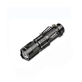 SkaizeTM Starke Mini CREE LED Taschenlampe Handlampe (500 Lumen, Zoombar, 3 Modus)