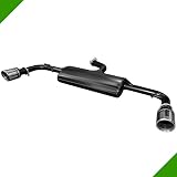 Sportauspuff Golf 6 Auspuff Endschalldämpfer Edelstahlendrohr Endtopf Schalldämpfer Auspuffanlage Sportschalldämpfer Abgasanlag