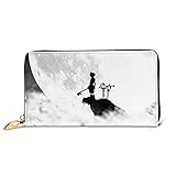 XCNGG Kingdom Hearts Geldbörse Leder Geldbörsen Kupplung RFID Original Reißverschluss Geldbörse Telefon Kreditkarteninhaber Organizer Blocking Wristlet Geldbörsen Tasche Kupplung Geldbö