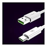 Schnelle Geschwindigkeit USB-C-Kabel 5A Fast Lade HIGH Haltbarkeitstyp C TPE-Ladekabel für Anmerkung 10 9 8 und anderes USB-Ladegerät Wird Sich Nicht verheddern (Größe : 1M)