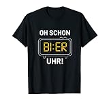 Oh Schon Bier Uhr Himmelfahrt Hopfen Papa Spruch Vatertag T-S