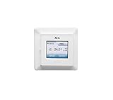 AEG Haustechnik 233919 Fußboden- und Raumtemperaturregler FRTD 903 TC, Touchscreen mit Farbdisplay, Komfort-Eco-Modus, Wochenprogramme, weiß, Komfortregler T