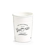 Zeller 19345 Vorratsdose Knoblauch, Metall, weiß, ca. Ø 7,4-9,3 x 12 cm, Aufbewahrung für Knoblauch, Knob