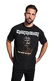 JP 1880 Herren große Größen Übergrößen Menswear L-8XL T-Shirt, Bandshirt, Iron Maiden, Halbarm, bis 8 XL schwarz 6XL 795995130-6XL