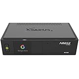 Xsarius AIMAX Combo 4K DVB-S2X Sat & DVB-C Hybrid IP-Receiver (Android 8.0, AI, Dual-WiFi, LAN, MicroSD, USB 3.0, USB 2.0, HDMI, Bluetooth 4.0)