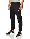 Nike Mens Sportswear Club Fleece Sweatpants, Black/Black/White, L