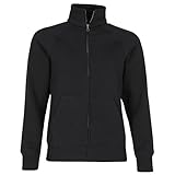 Premium Sweatjacke Lady-Fit - Farbe: Black - Größe: M