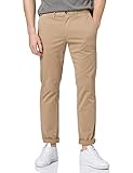Tommy Hilfiger Herren Denton TH Flex Satin Chino GMD Hose, beige, W34 / L34