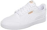 Puma Unisex Shuffle Sneaker, Weiß Weiß Team Gold, 43 EU