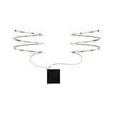 Paulmann 707.01 Function Mobil Strip 2x80cm Warmweiß 1,2W 9V 6LR61 Weiß Metall/Kunststoff 70701 LED Lichtband Lichtstreifen L