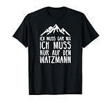 Watzmann I Alpen Wandern Motiv für Bergsteiger T-S