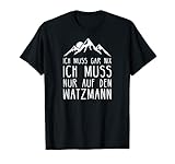 Watzmann I Alpen Wandern Motiv für Bergsteiger T-S