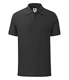 Fruit of the Loom Iconic Piqué Polo Shirt Gr. M, Schw