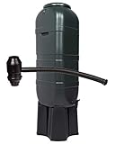 Ondis24 Regentonne Wassertonne Gieswasserbehälter Regenbehälter, für Balkone und Terrasse, 100 Liter (Grün)