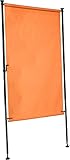 Angerer Balkon Sichtschutz uni orange PE, 150 cm breit, 2319/1005