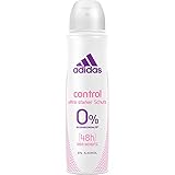 adidas Cool & Care Control 0% Deo Spray für Frauen, langanhaltende Frische und bis zu 48h Stunden Schutz vor Körpergeruch, ohne Aluminiumsalze, 150