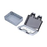 Doppelsteckdosen, Doppelsteckdose nach europäischem und deutschem Standard mit Vorhängeschloss für Parkplätze und B