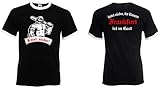 world-of-shirt / Frankfurt Herren Retro kniet nieder Ihr Bauern FB Schwarz L