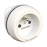 Reise-Adapter FRANKREICH auf Großbritannien GB/England/UK – Palette bulle- bb0165 – LTE Design – Leach Travel Europ