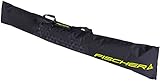 FISCHER Erwachsene (Unisex) Eco Alpine Skitasche, schwarz-gelb, 190