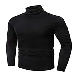 lässiges, modisches, einfarbiges Langarm-t-Shirt mit hohem Kragen und schmaler Passform für Herren 666stripes Colour 04 Stanley nachhaltiges Furious b&t freizeitshirts outdoorshirts 3-knop