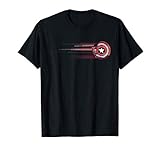 Marvel Captain America Shield Glitch Stripes T-S