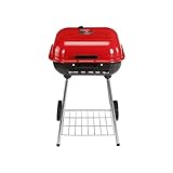 ELXSZJ XTZJ Tragbar BBQ Grill großer Holzkohlegrill for den Grillen tragbaren Grillkohle mit Grillgitter for Picknick, Patio und Hinterhof G