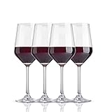 Mundgeblasene Bordeaux-weingläser Im Italienischen Stil, Tolle Geschenkverpackung, Rotweingläser, Bleifreies, Kristallklares Premium-glas, Weingläser-set Mit 2–6 Stück,4 p